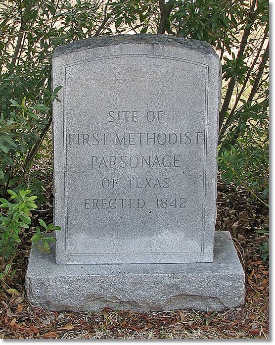 Methodist Parsonage Marker - Montgomery Texas